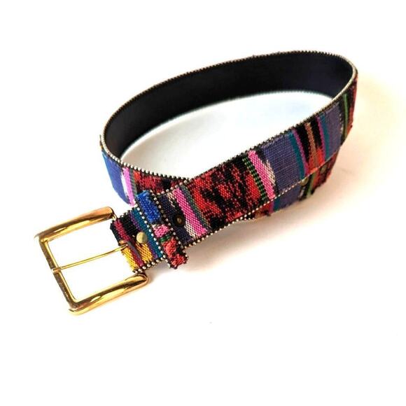 Vintage Tapestry Neon Belt - Picture 1 of 4